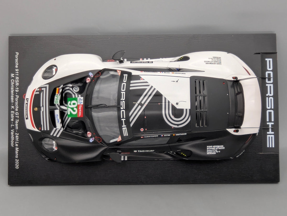 Modellautos 1:18 Spark Porsche 911 RSR-19 24h Le Mans 2020 #92 mit OVP
