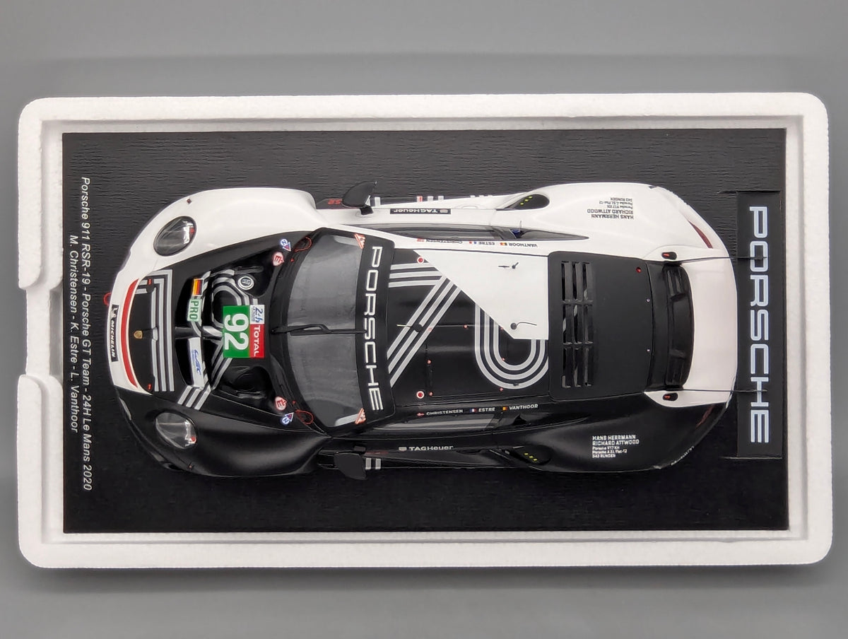 Modellautos 1:18 Spark Porsche 911 RSR-19 24h Le Mans 2020 #92 mit OVP