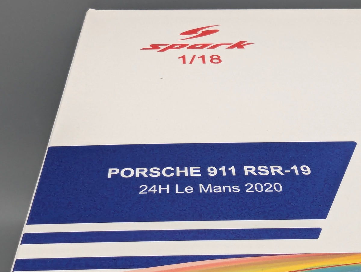 Modellautos 1:18 Spark Porsche 911 RSR-19 24h Le Mans 2020 #92 mit OVP