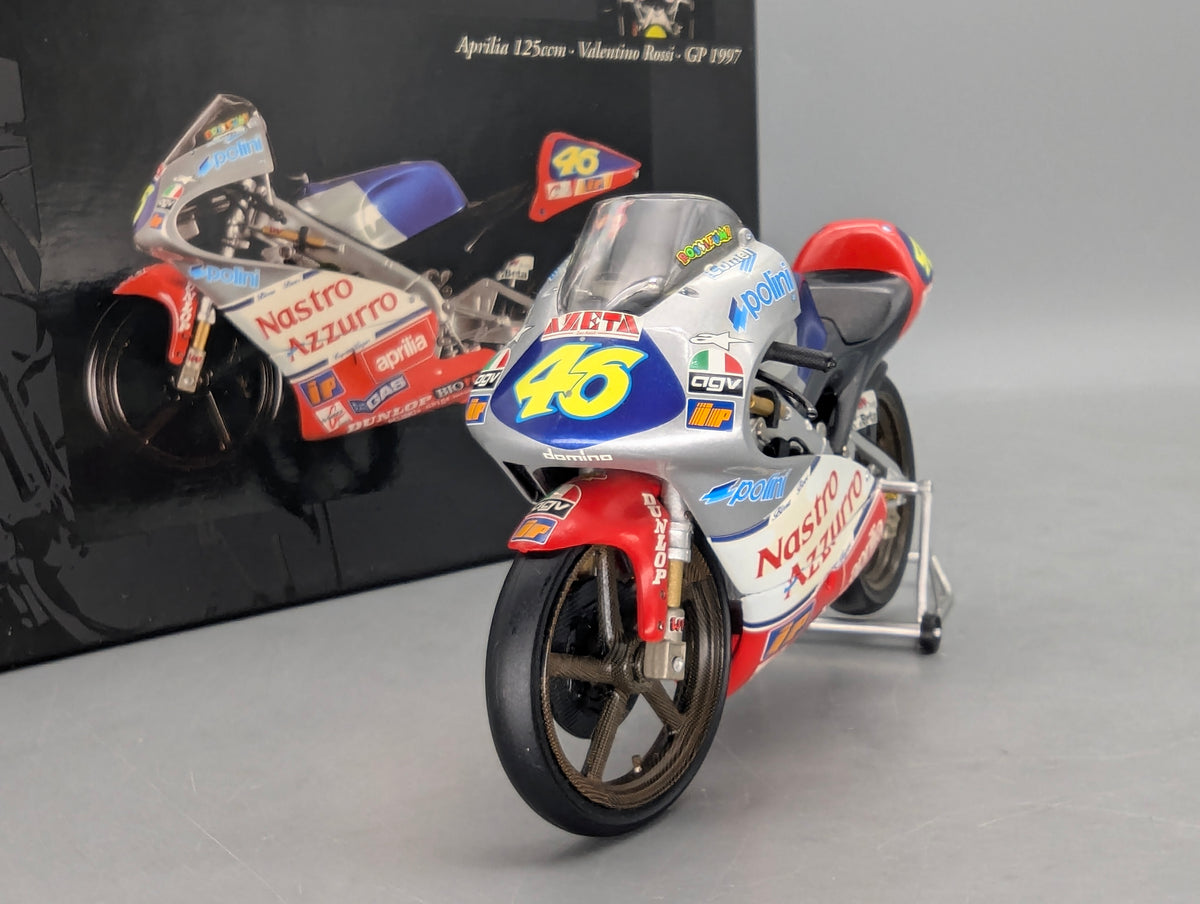 Motorrad Modell 1:12 Minichamps Aprilia 125 ccm GP 1997 #46 Valentino Rossi mit OVP