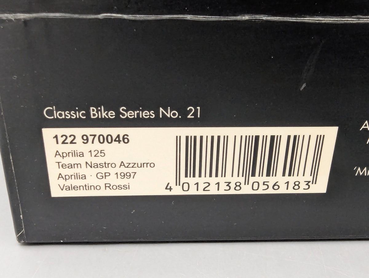 Motorrad Modell 1:12 Minichamps Aprilia 125 ccm GP 1997 #46 Valentino Rossi mit OVP