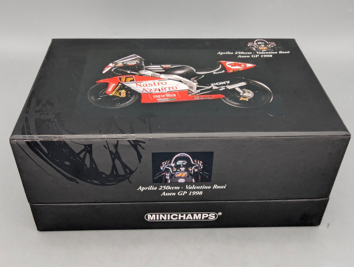 Motorrad Modell 1:12 Minichamps Aprilia 250 ccm Assen GP 1998 #46 Valentino Rossi mit OVP