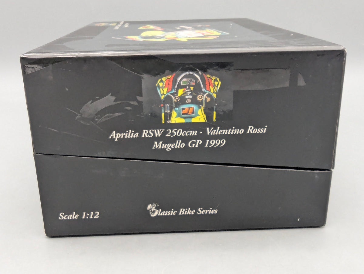 Motorrad Modell 1:12 Minichamps Aprilia RSW 250 ccm Mugello GP 1999 #46 Valentino Rossi mit OVP