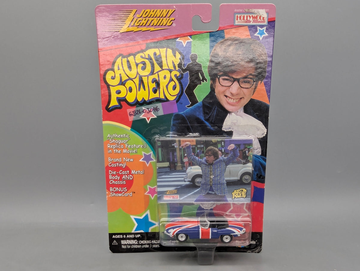 Modellautos 1:64 Johnny Lightning Austin Powers Shaguar Jaguar E-Type Ungeöffnete OVP
