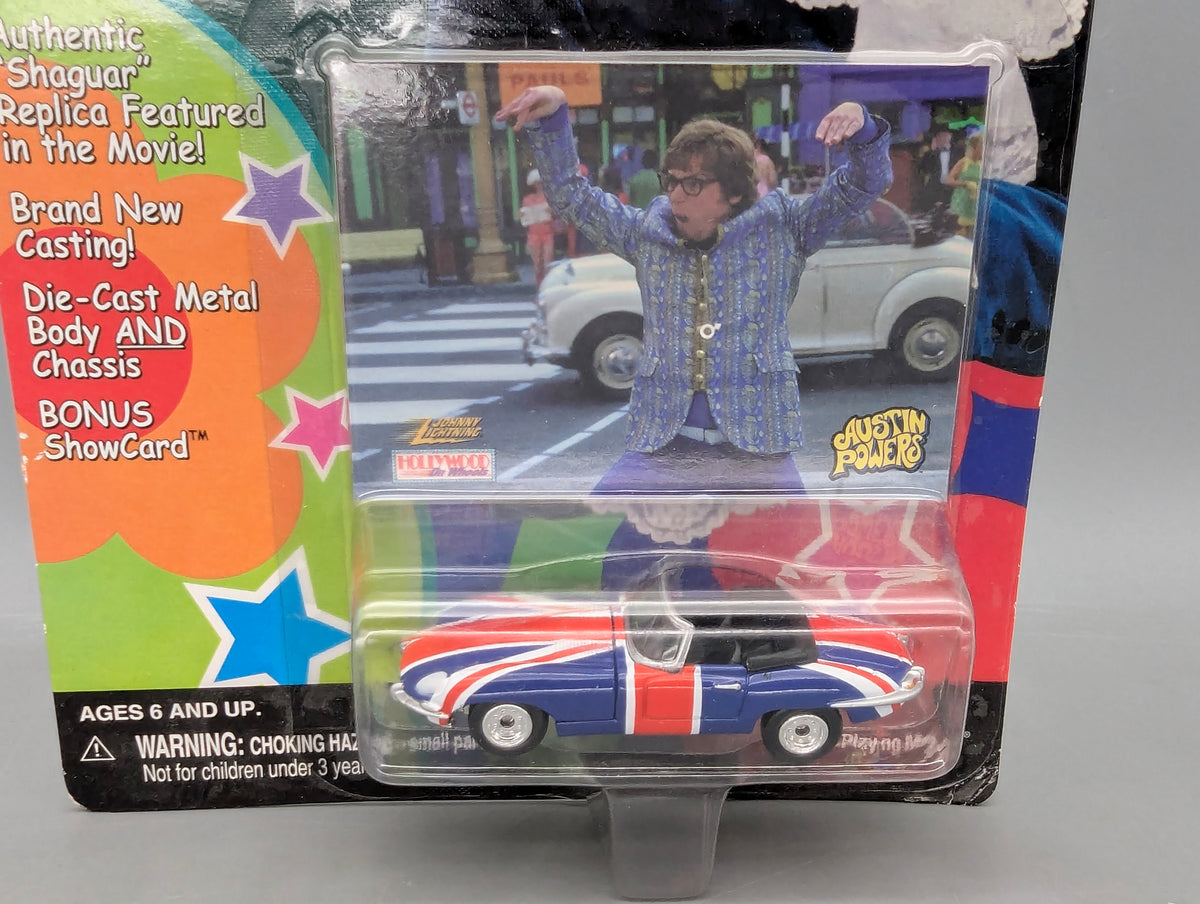 Modellautos 1:64 Johnny Lightning Austin Powers Shaguar Jaguar E-Type Ungeöffnete OVP