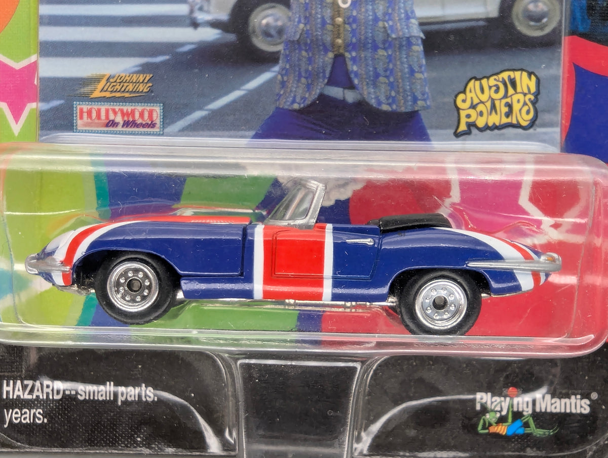 Modellautos 1:64 Johnny Lightning Austin Powers Shaguar Jaguar E-Type Ungeöffnete OVP