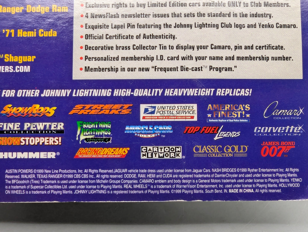 Modellautos 1:64 Johnny Lightning Austin Powers Shaguar Jaguar E-Type Ungeöffnete OVP