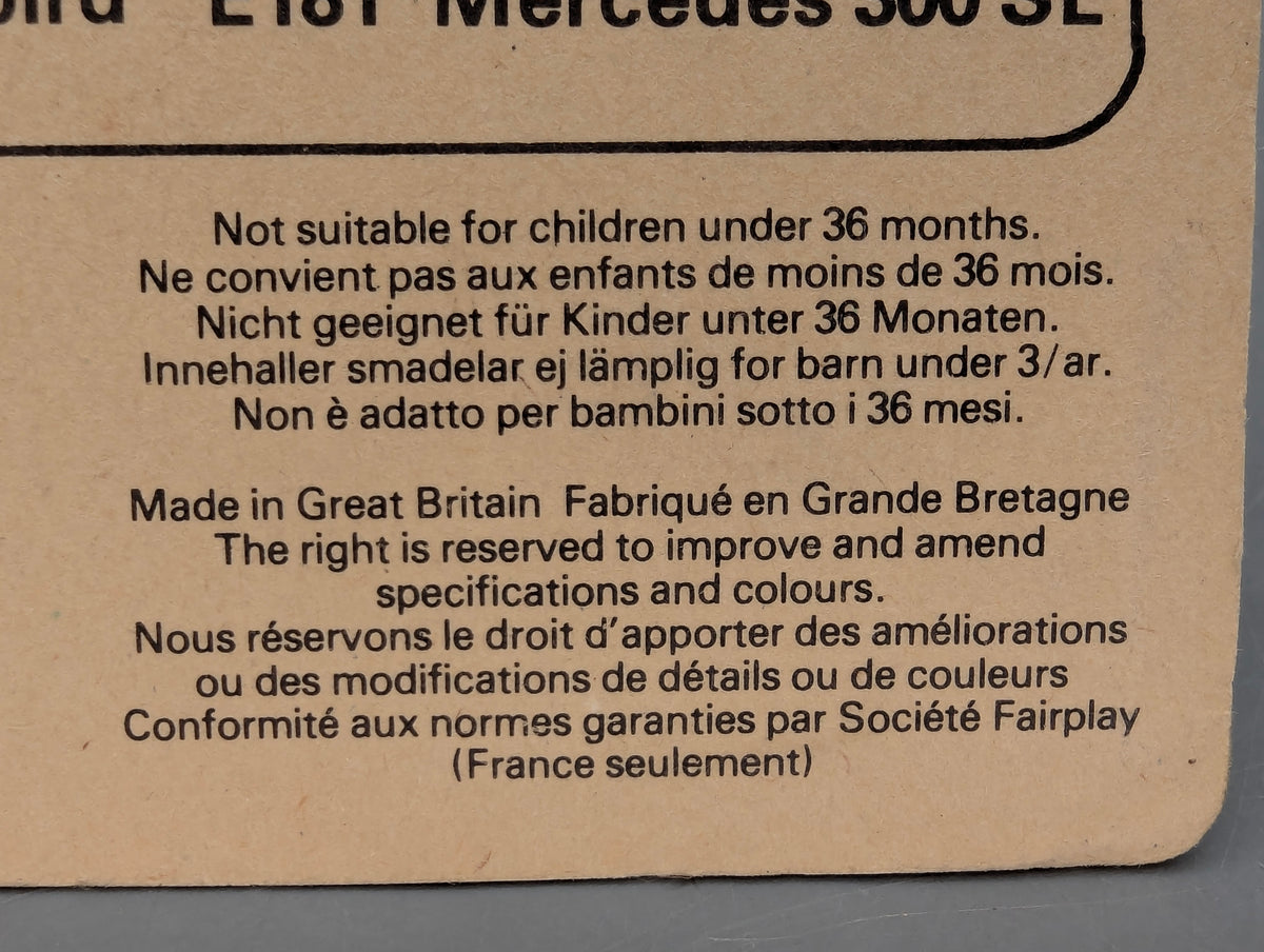 Modellautos 1:43 Corgi Toys 181 Mercedes Benz 300 SL 1954 ungeöffnete OVP
