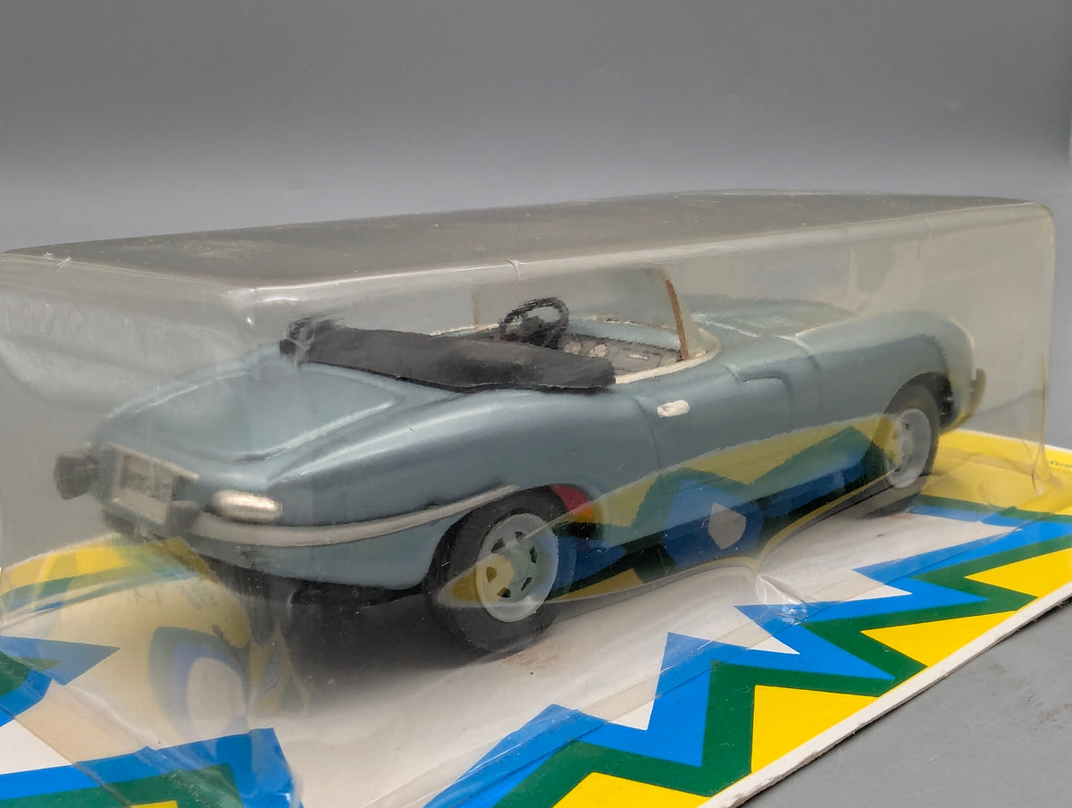 Modellautos ca. 1:40 nicht 1:43 Huki 202 Jaguar Cabriolet mit Friktionsmotor mit OVP