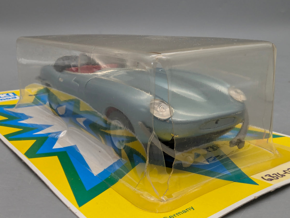 Modellautos ca. 1:40 nicht 1:43 Huki 202 Jaguar Cabriolet mit Friktionsmotor mit OVP