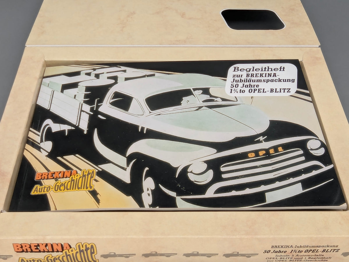 LKW Modelle H0 1:87 Brekina 90383 Opel Blitz 1 3/4 to 5-tlg Set 50 Jahre Opel Blitz OVP