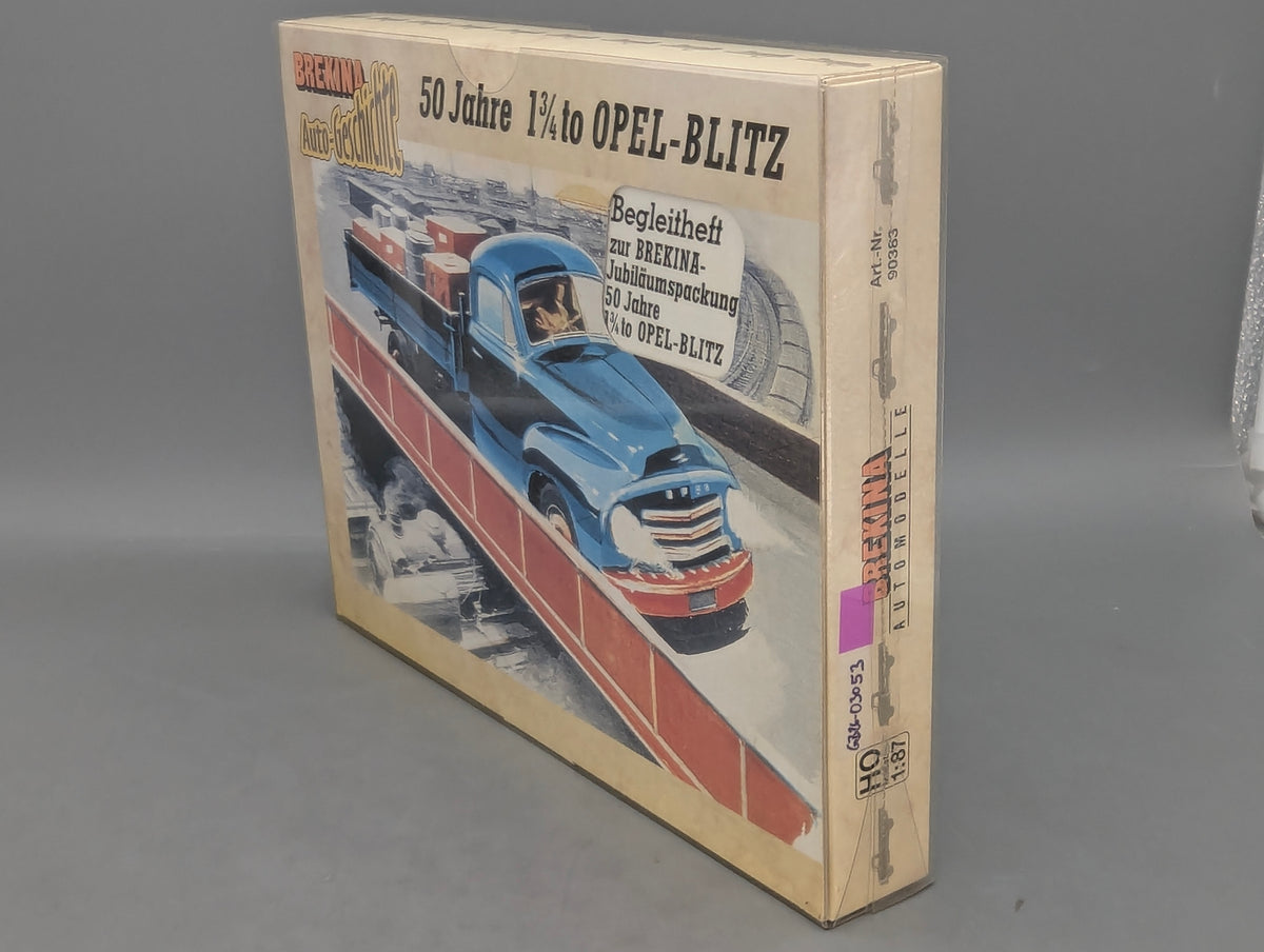 LKW Modelle H0 1:87 Brekina 90383 Opel Blitz 1 3/4 to 5-tlg Set 50 Jahre Opel Blitz OVP