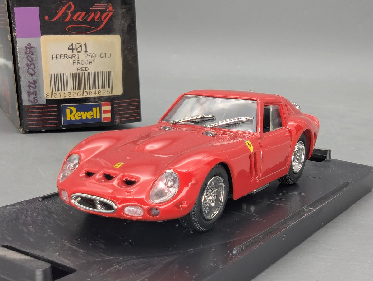 Modellautos 1:43 Bang Revell 401 Ferrari 250 GTO Prova Red mit OVP