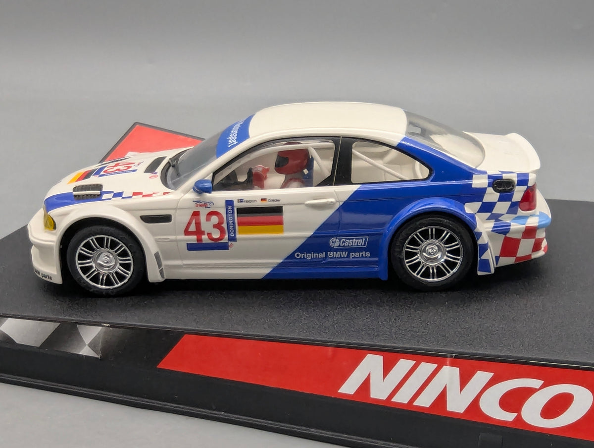 Modellautos Slotcar 1:32 Ninco 50271 BMW M3 GTR #43 D. Müller F. Ekblom mit OVP
