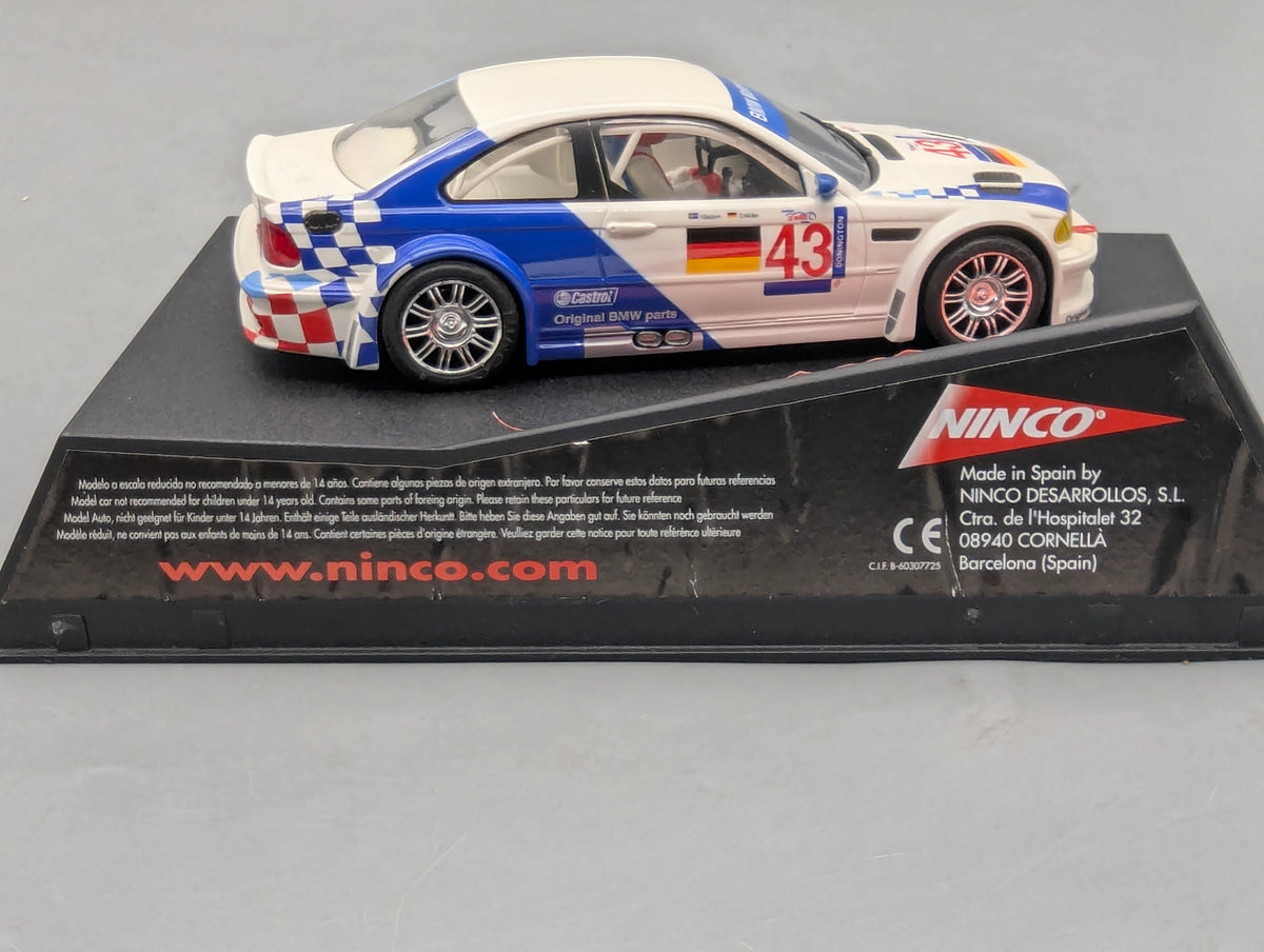 Modellautos Slotcar 1:32 Ninco 50271 BMW M3 GTR #43 D. Müller F. Ekblom mit OVP