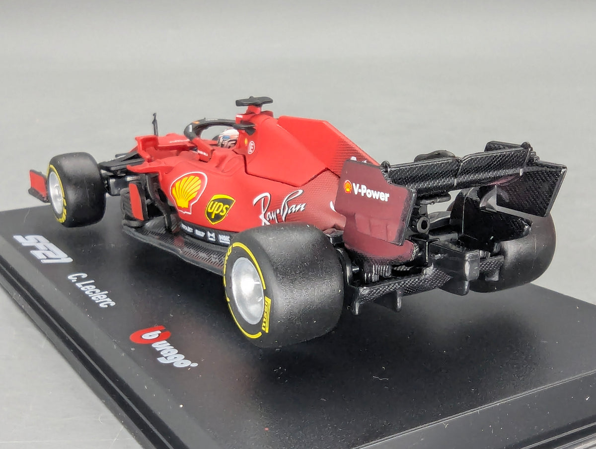 Modellautos 1:43 Bburago Ferrari SF21 #16 C. Leclerc mit OVP