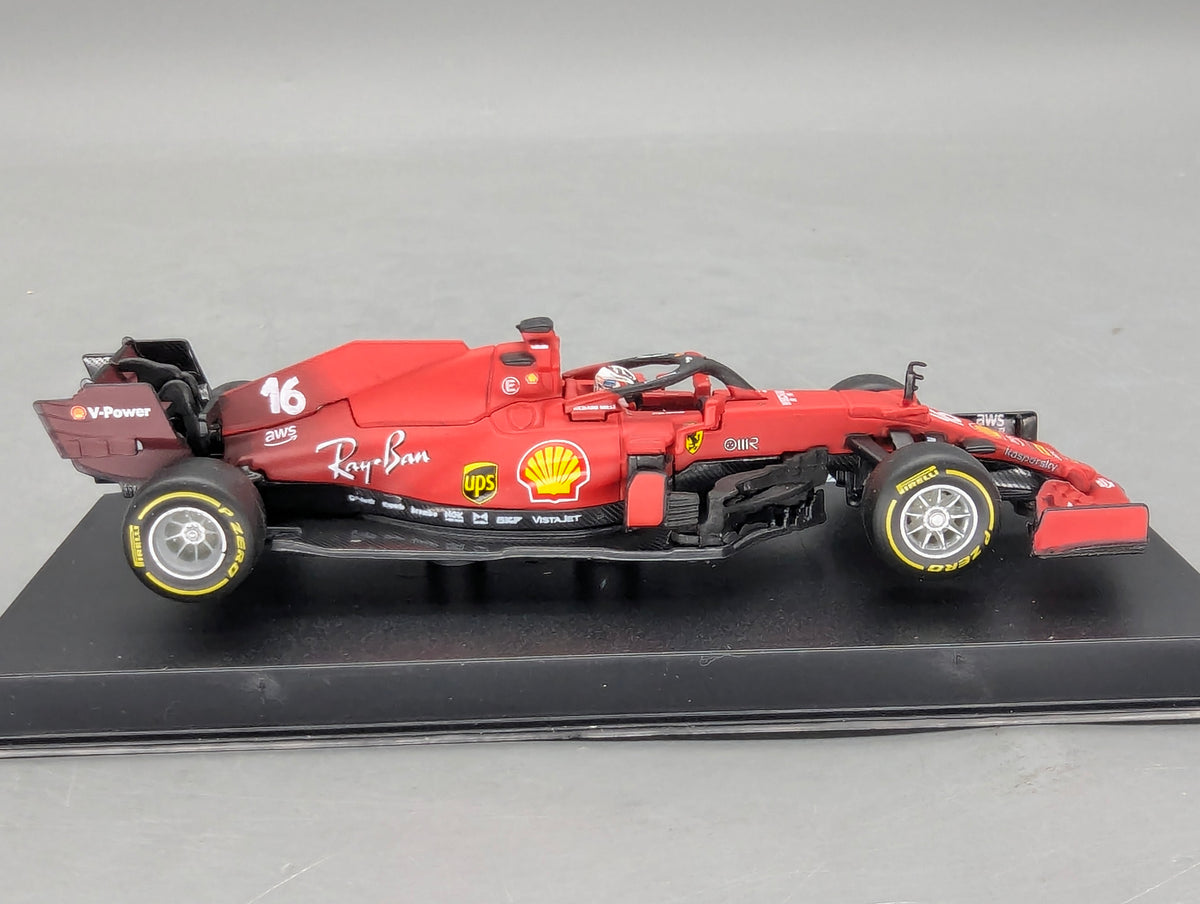 Modellautos 1:43 Bburago Ferrari SF21 #16 C. Leclerc mit OVP