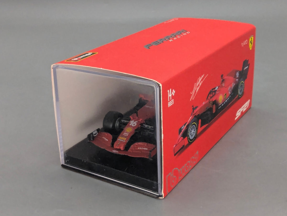 Modellautos 1:43 Bburago Ferrari SF21 #16 C. Leclerc mit OVP