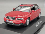 Modellautos 1:43 Minichamps Audi A4 3.0 Avant Rot mit Dealer OVP