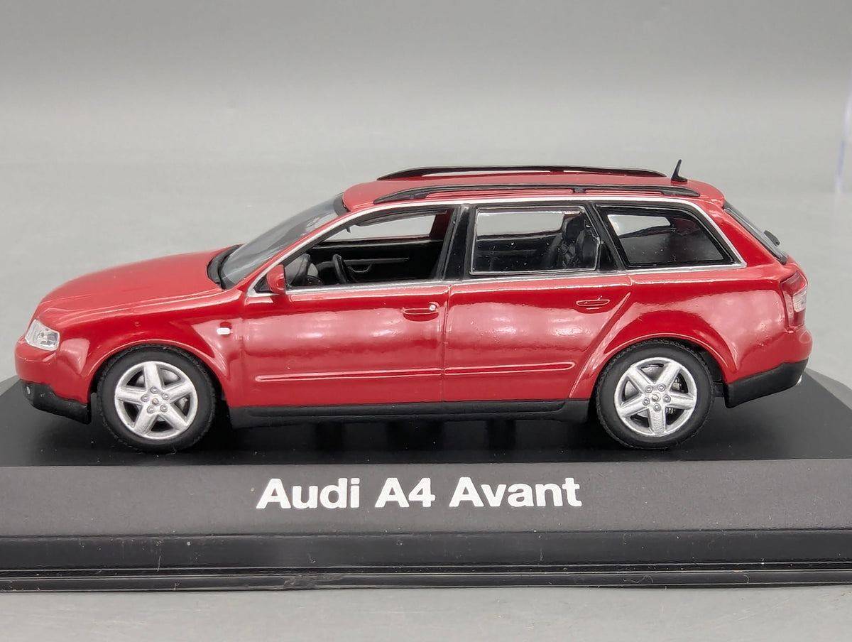 Modellautos 1:43 Minichamps Audi A4 3.0 Avant Rot mit Dealer OVP