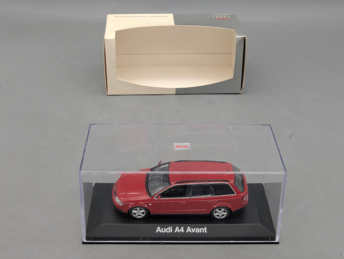 Modellautos 1:43 Minichamps Audi A4 3.0 Avant Rot mit Dealer OVP