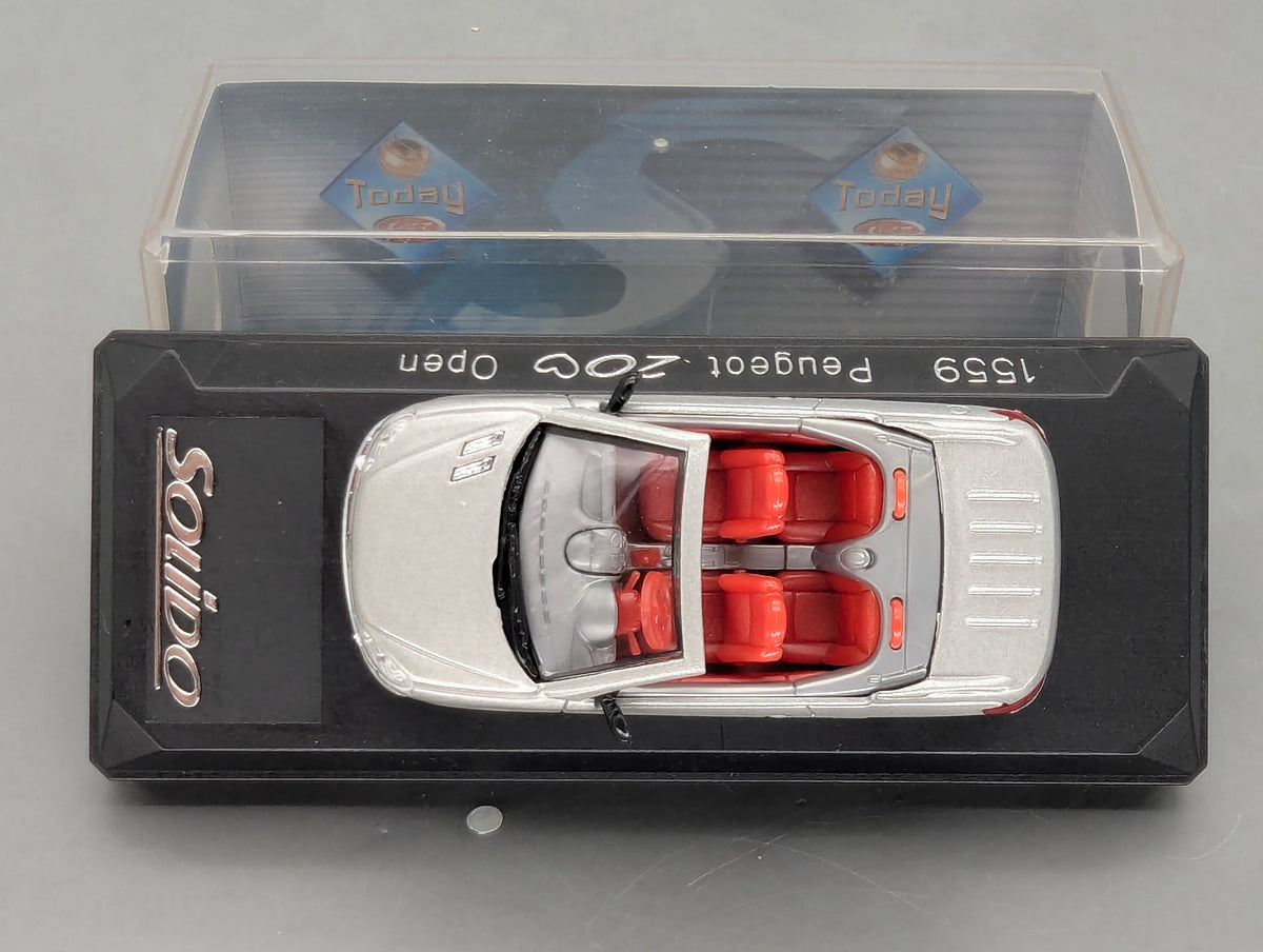 Modellautos 1:43 Solido 1559 Peugeot 206 CC Open Cabriolet mit OVP