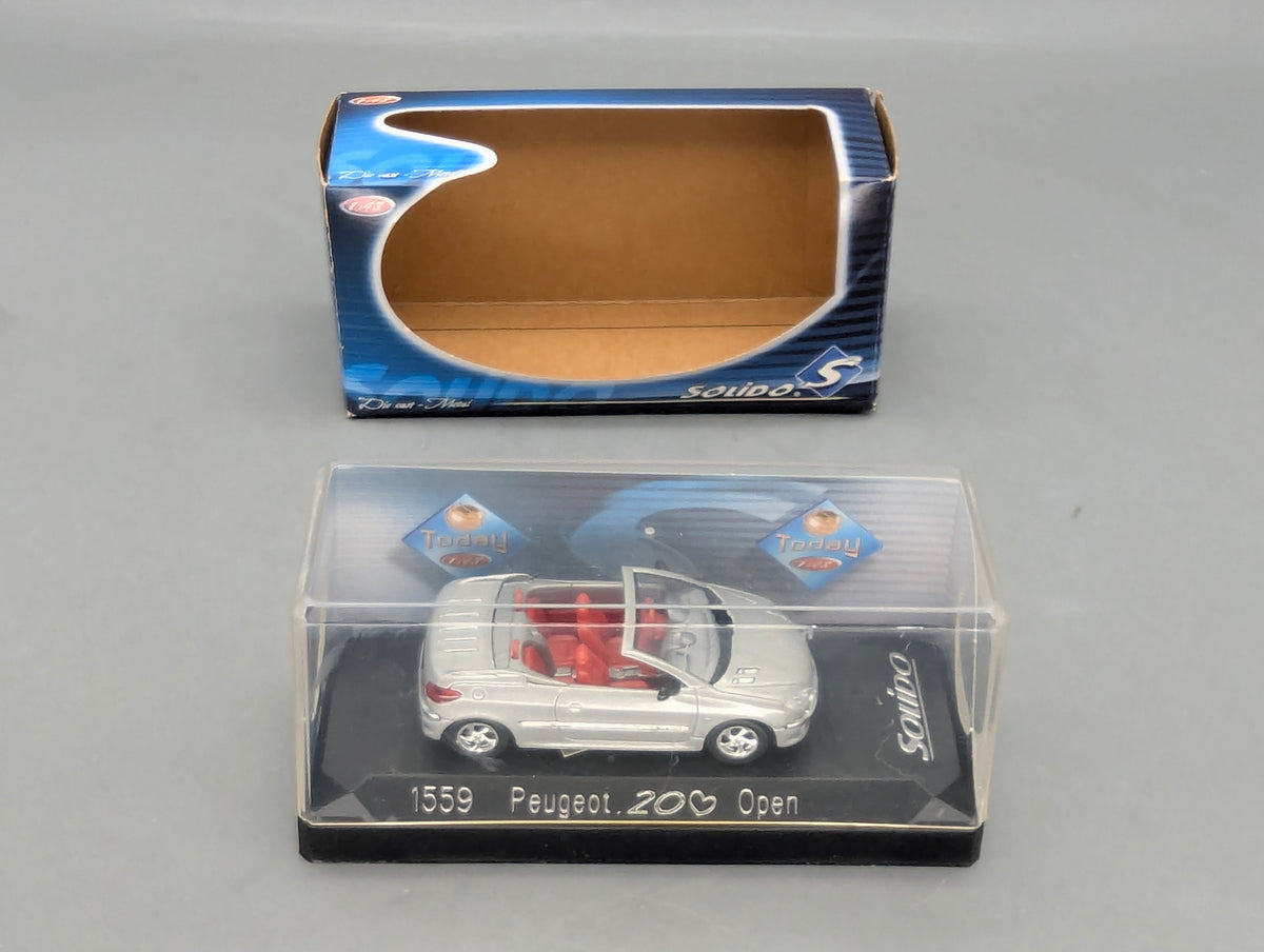 Modellautos 1:43 Solido 1559 Peugeot 206 CC Open Cabriolet mit OVP