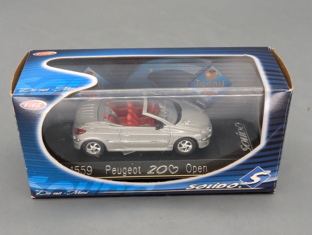 Modellautos 1:43 Solido 1559 Peugeot 206 CC Open Cabriolet mit OVP