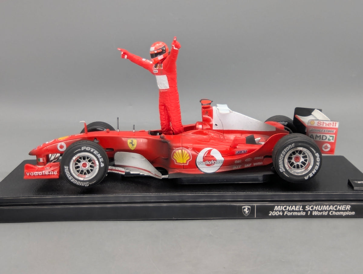 Modellautos 1:18 Hot Wheels Racing B6219 Ferrari F1 2004 WC #1 M. Schumacher OVP