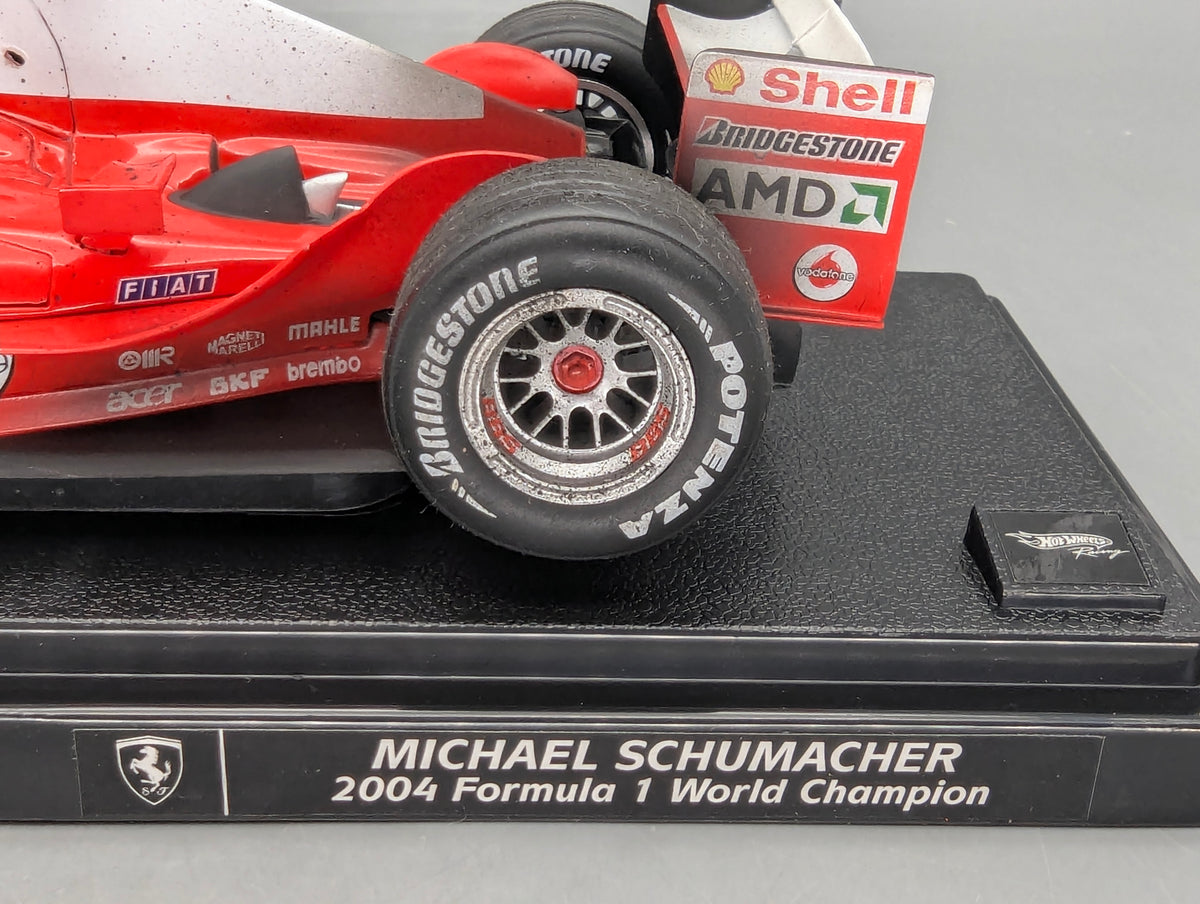 Modellautos 1:18 Hot Wheels Racing B6219 Ferrari F1 2004 WC #1 M. Schumacher OVP