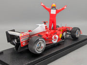 Modellautos 1:18 Hot Wheels Racing B6219 Ferrari F1 2004 WC #1 M. Schumacher OVP