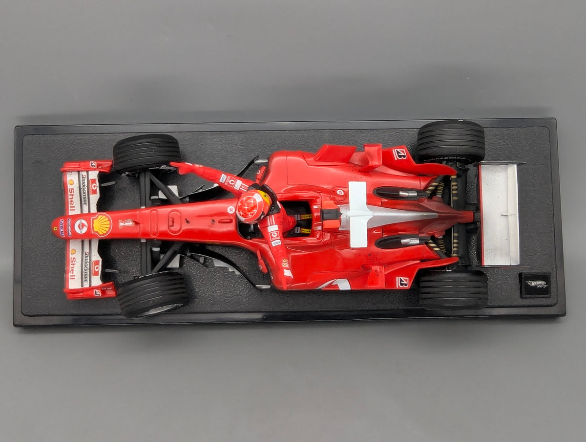 Modellautos 1:18 Hot Wheels Racing B6219 Ferrari F1 2004 WC #1 M. Schumacher OVP
