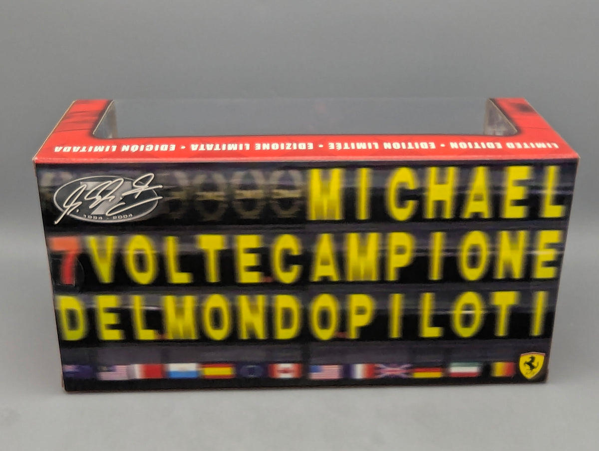 Modellautos 1:18 Hot Wheels Racing B6219 Ferrari F1 2004 WC #1 M. Schumacher OVP