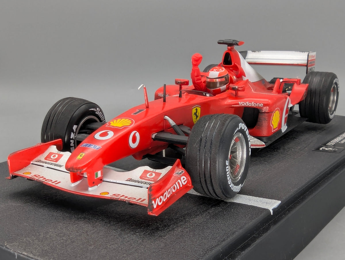 Modellautos 1:18 Hot Wheels Racing 54646 Ferrari 150 GP Wins 2002 #1 M. Schumacher OVP