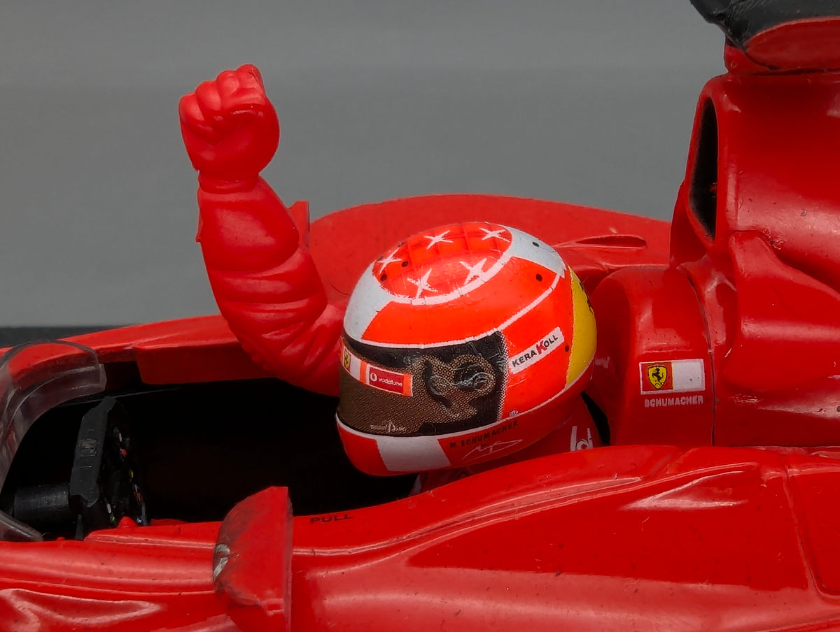 Modellautos 1:18 Hot Wheels Racing 54646 Ferrari 150 GP Wins 2002 #1 M. Schumacher OVP