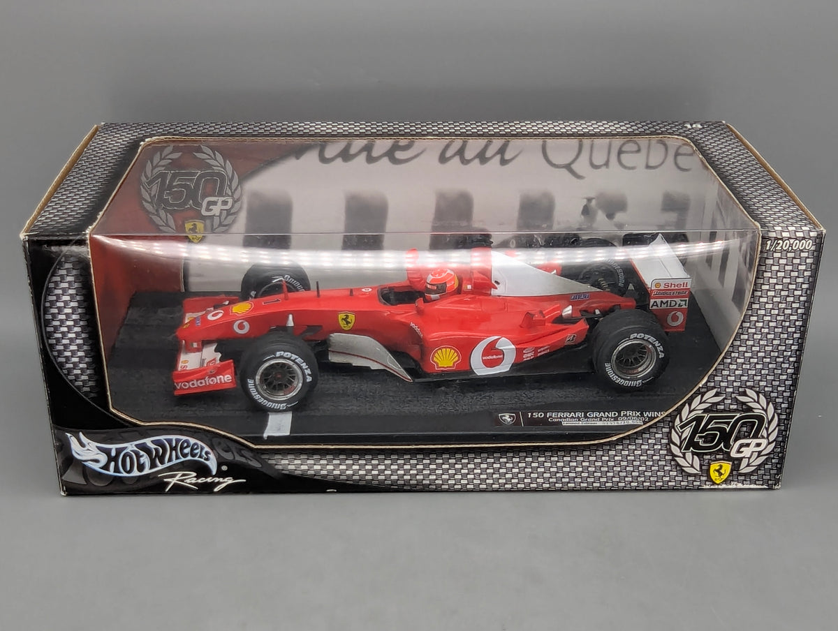 Modellautos 1:18 Hot Wheels Racing 54646 Ferrari 150 GP Wins 2002 #1 M. Schumacher OVP