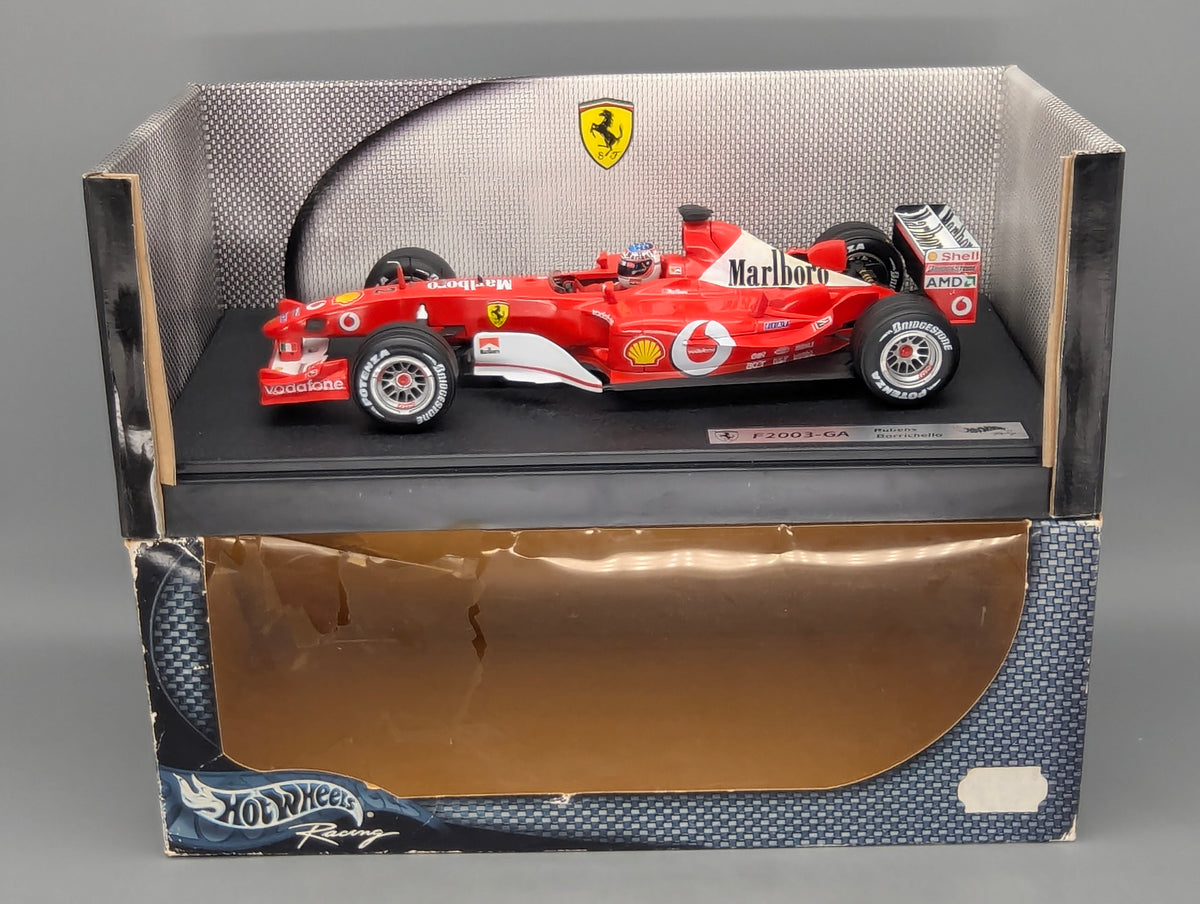Modellautos 1:18 Hot Wheels Racing 54646 Ferrari F2003-GA #2 R. Barrichello OVP