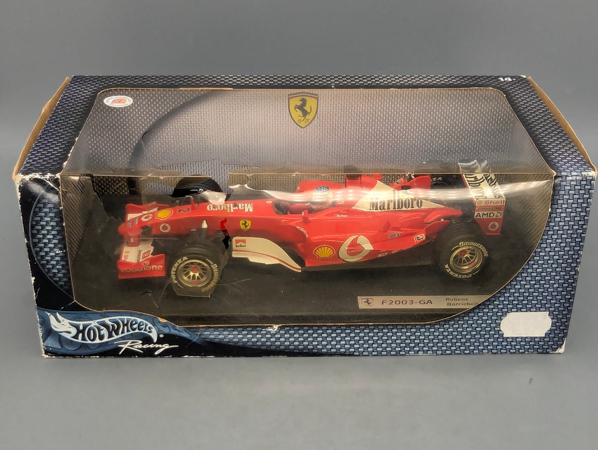 Modellautos 1:18 Hot Wheels Racing 54646 Ferrari F2003-GA #2 R. Barrichello OVP
