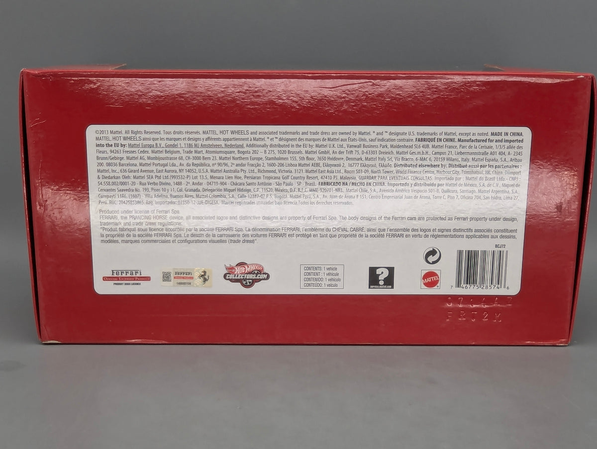 Modellautos 1:18 Hot Wheels Ferrri F12 Berlinetta Dunkelblau mit OVP