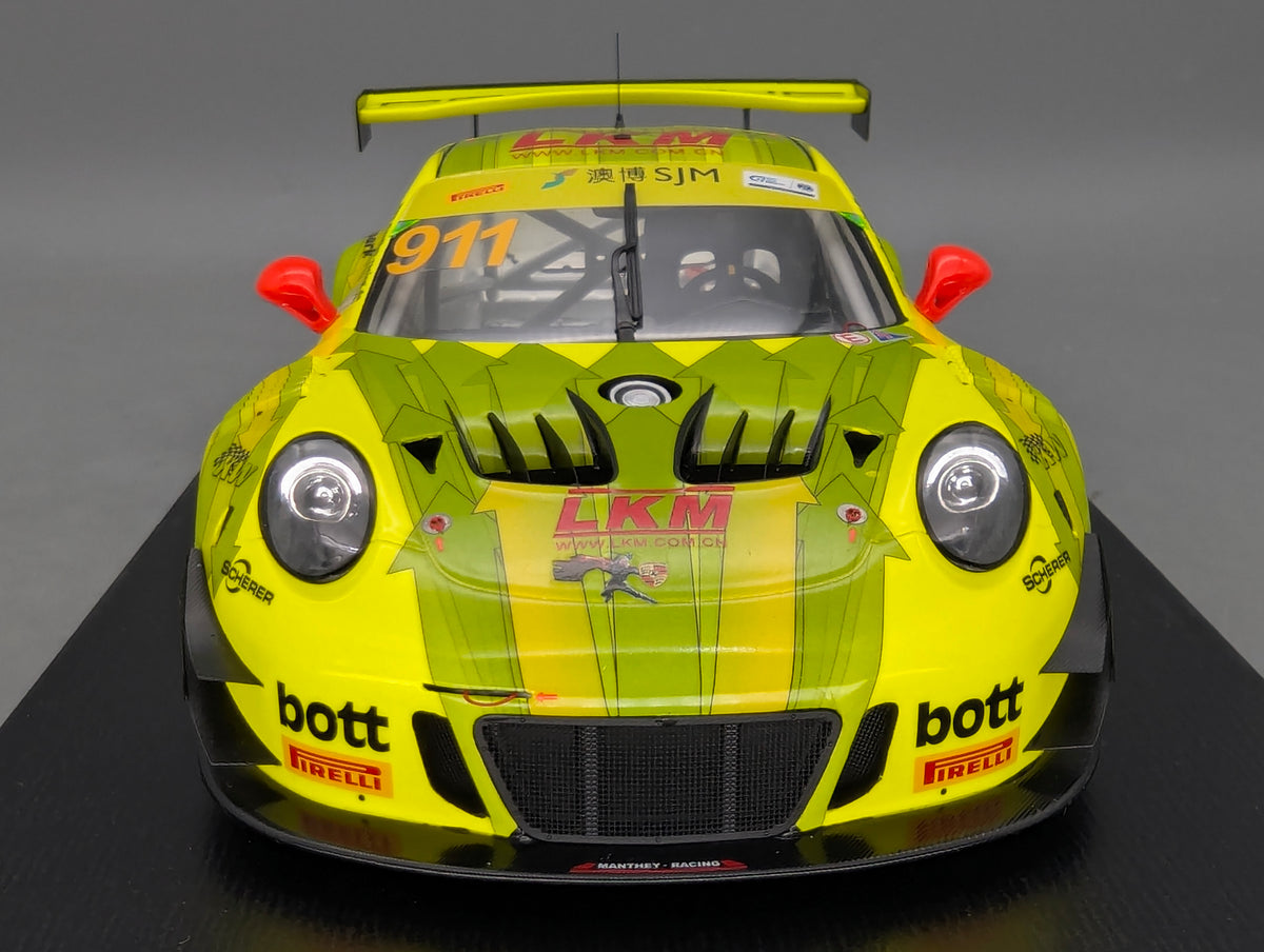 Modellautos 1:18 Spark Porsche 911 GT3 R Fia GT WC Macau 2018 #911  Vanthoor OVP