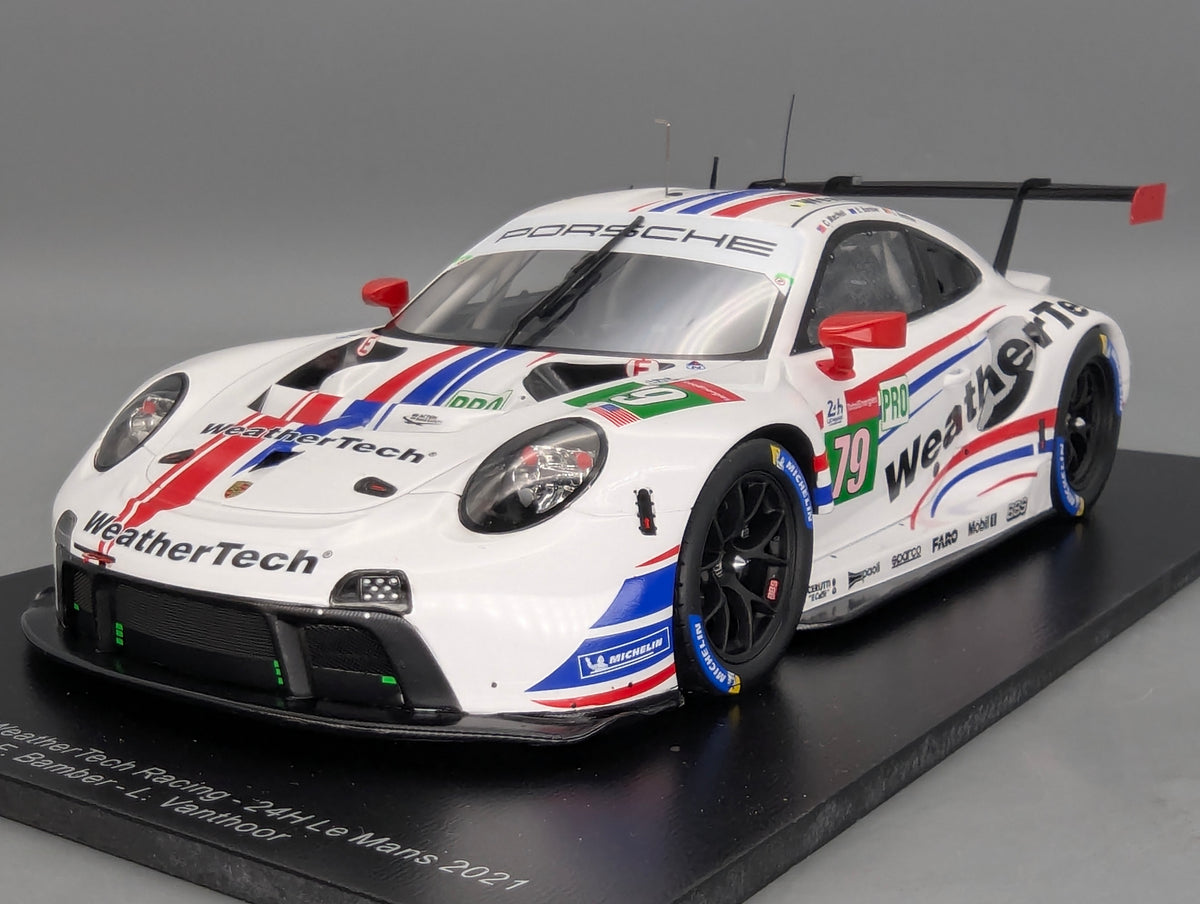 Modellautos 1:18 Spark 18S700 Porsche 911 RSR-19 24h Le Mans 2021 #79 mit OVP