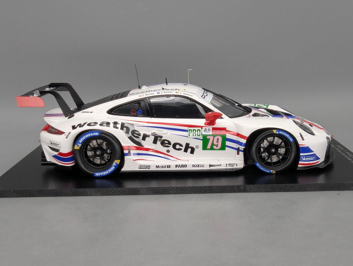 Modellautos 1:18 Spark 18S700 Porsche 911 RSR-19 24h Le Mans 2021 #79 mit OVP