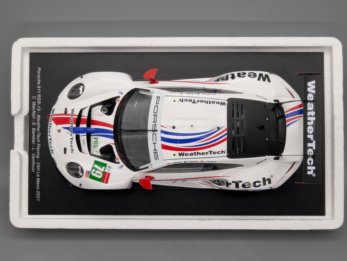 Modellautos 1:18 Spark 18S700 Porsche 911 RSR-19 24h Le Mans 2021 #79 mit OVP