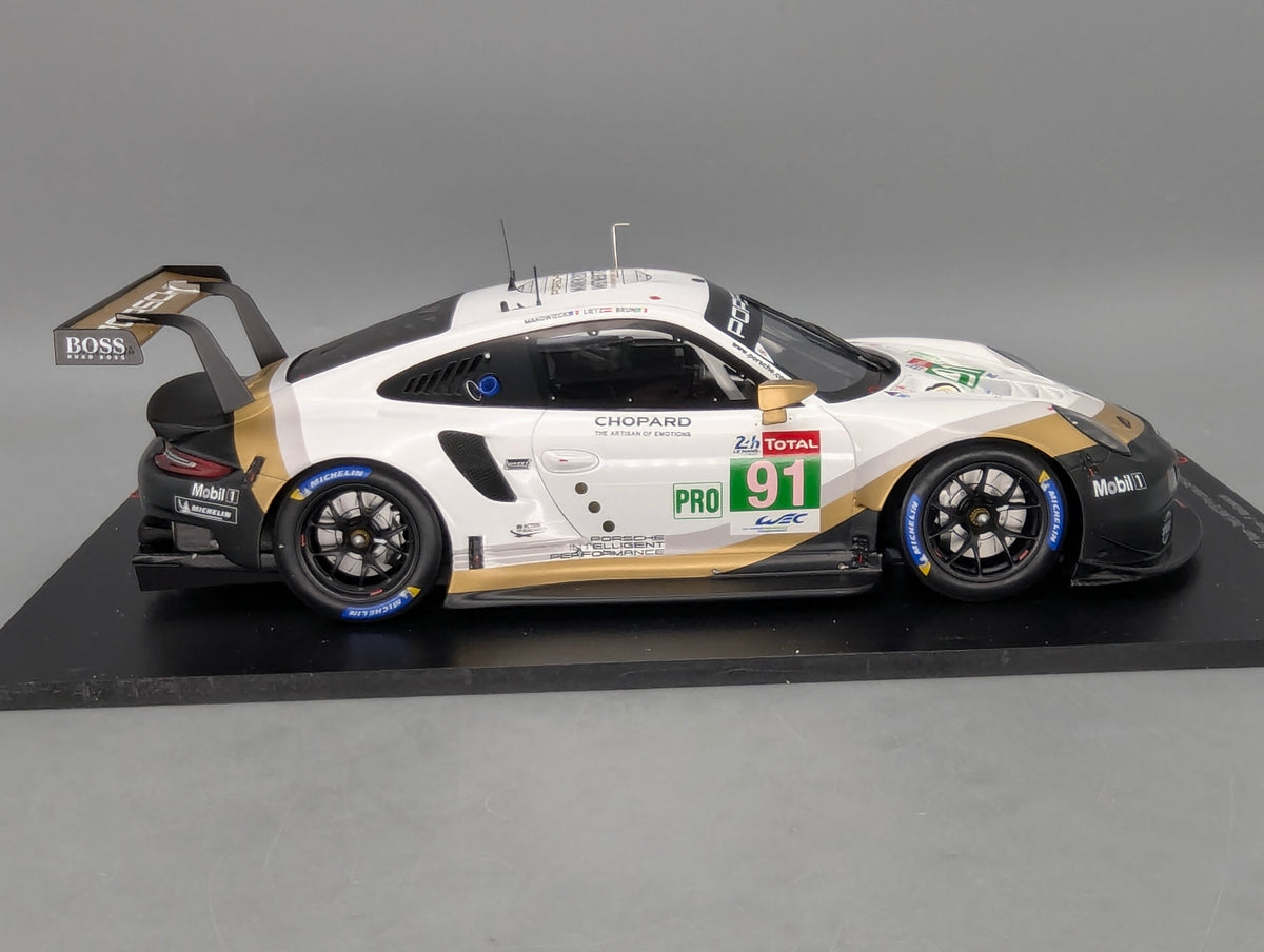 Modellautos 1:18 Spark 18S434 Porsche 911 RSR 24h Le Mans 2019 #91 mit OVP