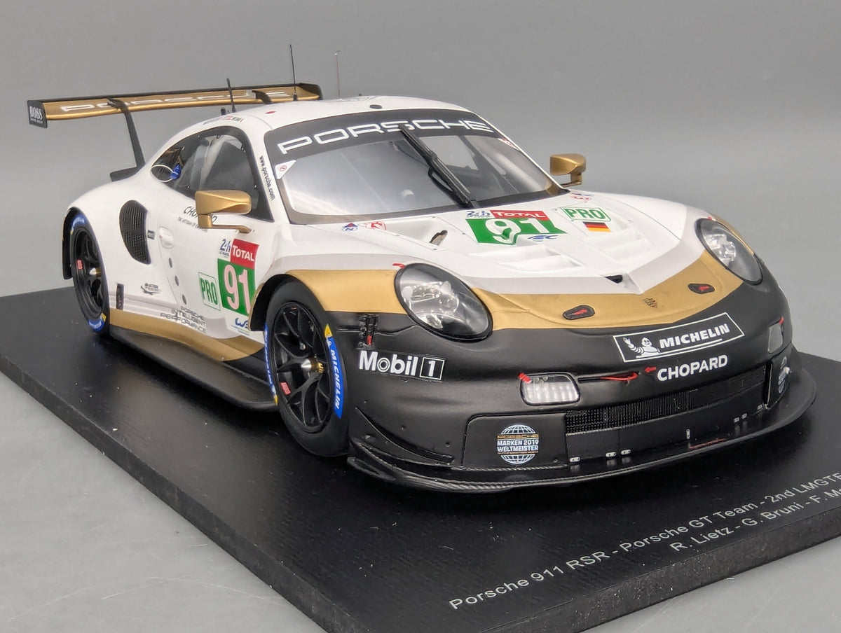 Modellautos 1:18 Spark 18S434 Porsche 911 RSR 24h Le Mans 2019 #91 mit OVP