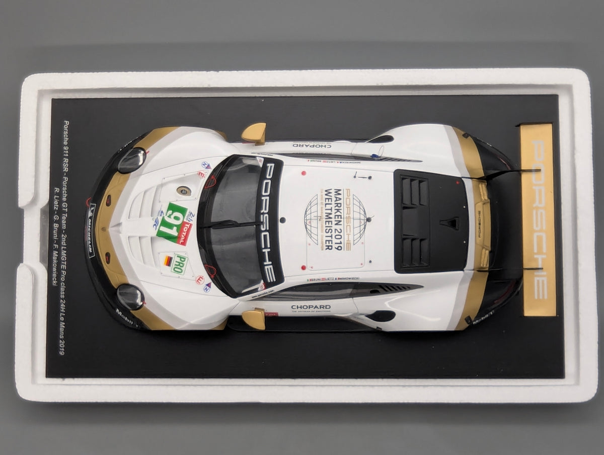 Modellautos 1:18 Spark 18S434 Porsche 911 RSR 24h Le Mans 2019 #91 mit OVP