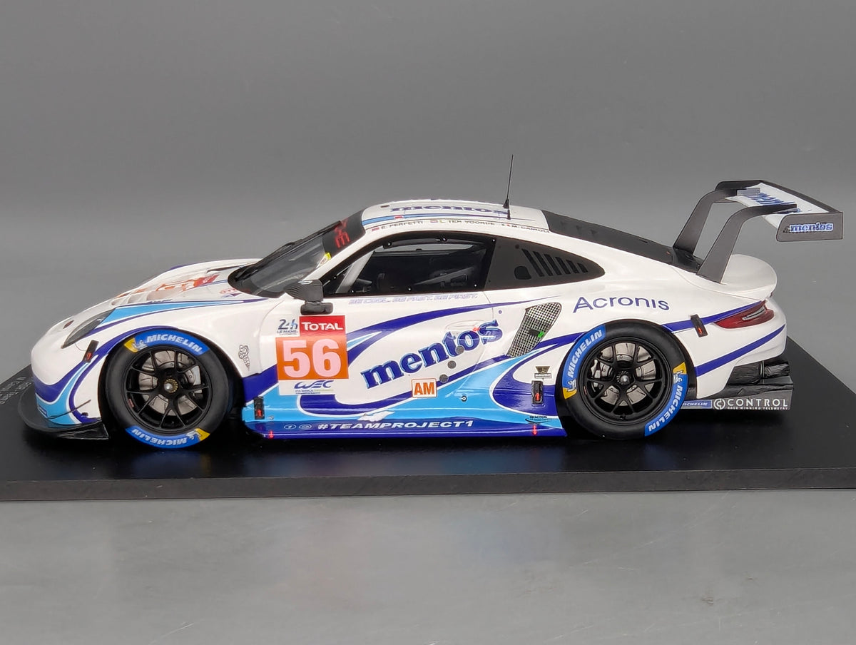 Modellautos 1:18 Spark 18S560 Porsche 911 RSR 24h Le Mans 2020 #56 mit OVP