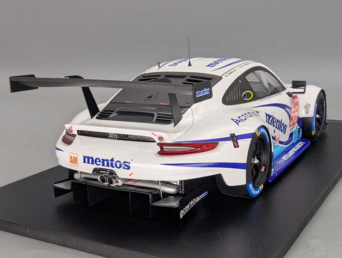 Modellautos 1:18 Spark 18S560 Porsche 911 RSR 24h Le Mans 2020 #56 mit OVP