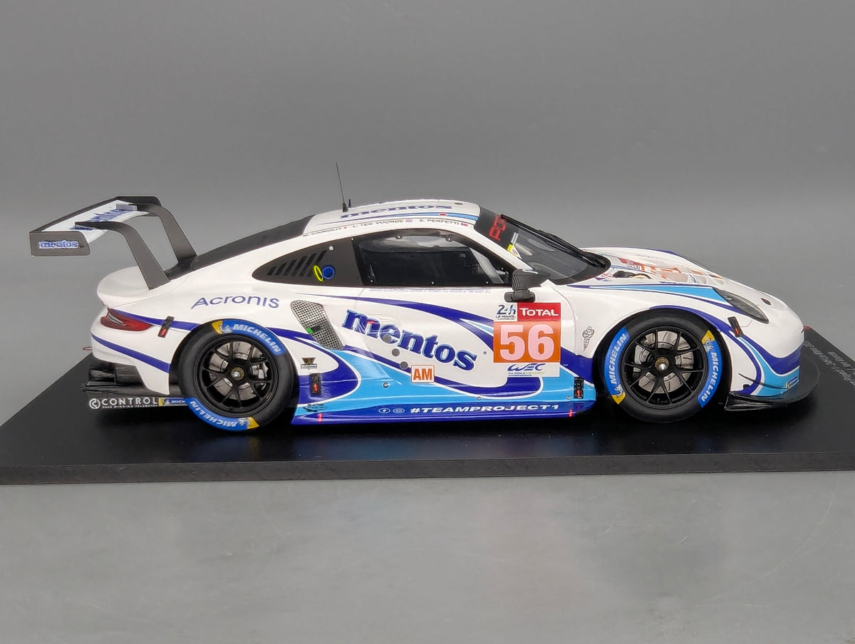 Modellautos 1:18 Spark 18S560 Porsche 911 RSR 24h Le Mans 2020 #56 mit OVP