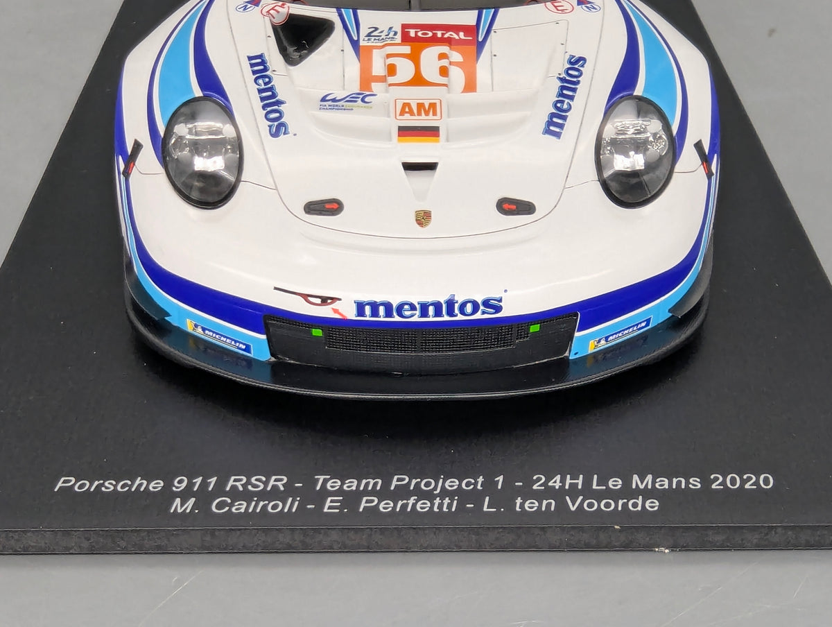 Modellautos 1:18 Spark 18S560 Porsche 911 RSR 24h Le Mans 2020 #56 mit OVP